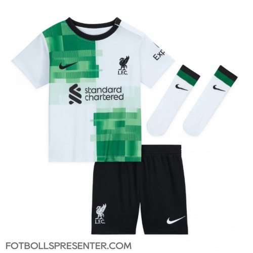 Liverpool Virgil van Dijk #4 Bortatröja Barn 2023-24 Kortärmad (+ korta byxor)